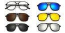 Óculos de Sol Multicor 6 em 1 Vestuario e acessórios 07 Importe Go 