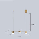 Pendente com Design Europeu e Altura Ajustável Pendente com Design Europeu e Altura Ajustável Importe Go Dourado 3 pontos de luz - 75cm de comprimento luz quente - 3000k