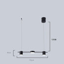 Pendente com Design Europeu e Altura Ajustável Pendente com Design Europeu e Altura Ajustável Importe Go Preto 3 pontos de luz - 75cm de comprimento luz quente - 3000k
