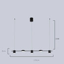 Pendente com Design Europeu e Altura Ajustável Pendente com Design Europeu e Altura Ajustável Importe Go Preto 5 pontos de luz - 125cm de comprimento luz quente - 3000k