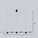 Pendente com Design Europeu e Altura Ajustável Pendente com Design Europeu e Altura Ajustável Importe Go Preto 6 pontos de luz - 153cm de comprimento luz quente - 3000k