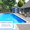 Purificador de Piscina Ionizador Solar Purificador Ionizador Solar - Sua Piscina Cristalina sem Preocupações Importe Go 