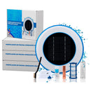 Purificador de Piscina Ionizador Solar Purificador Ionizador Solar - Sua Piscina Cristalina sem Preocupações Importe Go Até 20 Mil Litros 