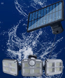 Refletor Externo Solar LED com 3 Cabeças - TripleGlow Refletor Externo Solar LED com 3 Cabeças - TripleGlow Importe Go 