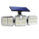 Refletor Externo Solar LED com 3 Cabeças - TripleGlow Refletor Externo Solar LED com 3 Cabeças - TripleGlow Importe Go 