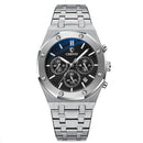 Relógio Cronógrafo Masculino Aço Inoxidável - Max Steel Relógio Max Steel - Acessórios 025 Importe Go Prata e Preto 