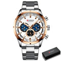 Relógio Masculino Automático - Ofertas de Inverno Relógio Masculino Automático Importe Go Branco Dourado 
