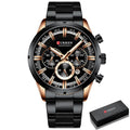 Relógio Masculino Automático - Ofertas de Inverno Relógio Masculino Automático Importe Go Preto Dourado 