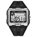 Relógio Militar Masculino Raptor Sport Schock ma 59 Importe Go Preto e Branco 
