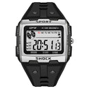 Relógio Militar Masculino Raptor Sport Schock ma 59 Importe Go Preto e Branco 