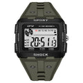 Relógio Militar Masculino Raptor Sport Schock ma 59 Importe Go Verde 