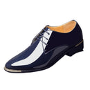 Sapato Masculino de Couro Envernizado Sapato Masculino de Couro Envernizado Importe Go Azul 36 