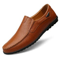 Sapato Mocassim Couro Italiano - Royal Classic™ MM35 Importe Go Marrom Escuro 38 