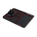 Tapete de Painel Antiderrapante para Carro 3 em 1 Tapete de Painel Antiderrapante para Carro 3 em 1 Importe Go Vermelho 