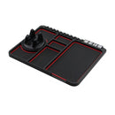 Tapete de Painel Antiderrapante para Carro 3 em 1 Tapete de Painel Antiderrapante para Carro 3 em 1 Importe Go Vermelho 
