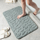 Tapete para Banheiro Impermeável (Ultra Absorção) xxx - Tapete para Banheiro Importe Go Cinza 