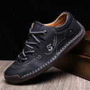 Tênis Couro Masculino Casual - Modelo Exclusivo Tênis Couro Masculino Casual Importe Go Preto 38 