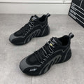 Tênis de Couro Masculino com Estampa Zebra Air Tênis de Couro Com Estampa Zebra Air Importe Go Preto 39 
