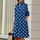 Vestido Chemise Celina ROUPVESTI021 Importe Go Azul P 