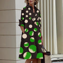 Vestido Chemise Celina ROUPVESTI021 Importe Go Poá Verde P 