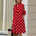 Vestido Chemise Celina ROUPVESTI021 Importe Go Vermelho P 