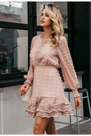 Vestido Jussara Mangas Bufantes de Luxo Importe Go 