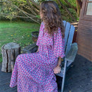 Vestido Longo Ilhabela ROUPVESTI006 Importe Go Azul e Roxo P 