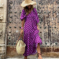 Vestido Longo Ilhabela ROUPVESTI006 Importe Go Roxo P 