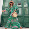 Vestido Longo Ilhabela ROUPVESTI006 Importe Go Verde P 