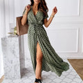 Vestido Midi Poá Ibiza ROUPVESTI003 Importe Go Verde P 