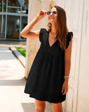 Vestido Soltinho Decotado Shorts Integrado Importe Go Preto PP 