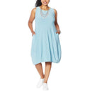 Vestido Soltinho Elegance™ / Nova Tendencia Moda Primavera Verão 2022 00382 Importe Go Azul PP 