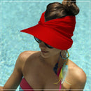 Viseira Feminina para Praia com Proteção UV - Leve 2 Pague 1 MV34 Importe Go Vermelho 